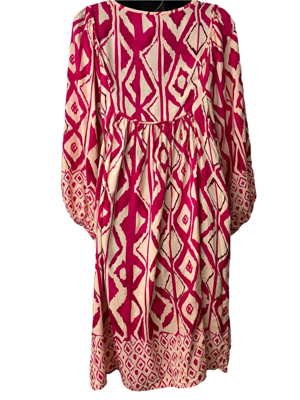 Qearal Geometric Summer Boho Mini Dress size XL - Picture 9 of 10